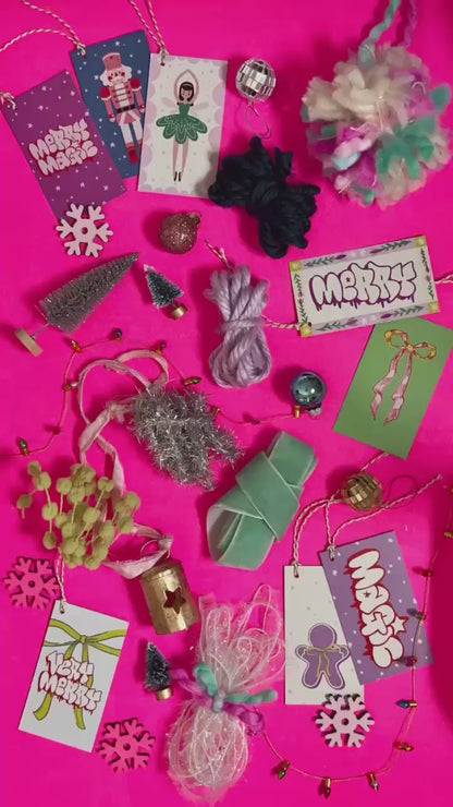 Curated Christmas Gift Wrapping Kit & Toppers