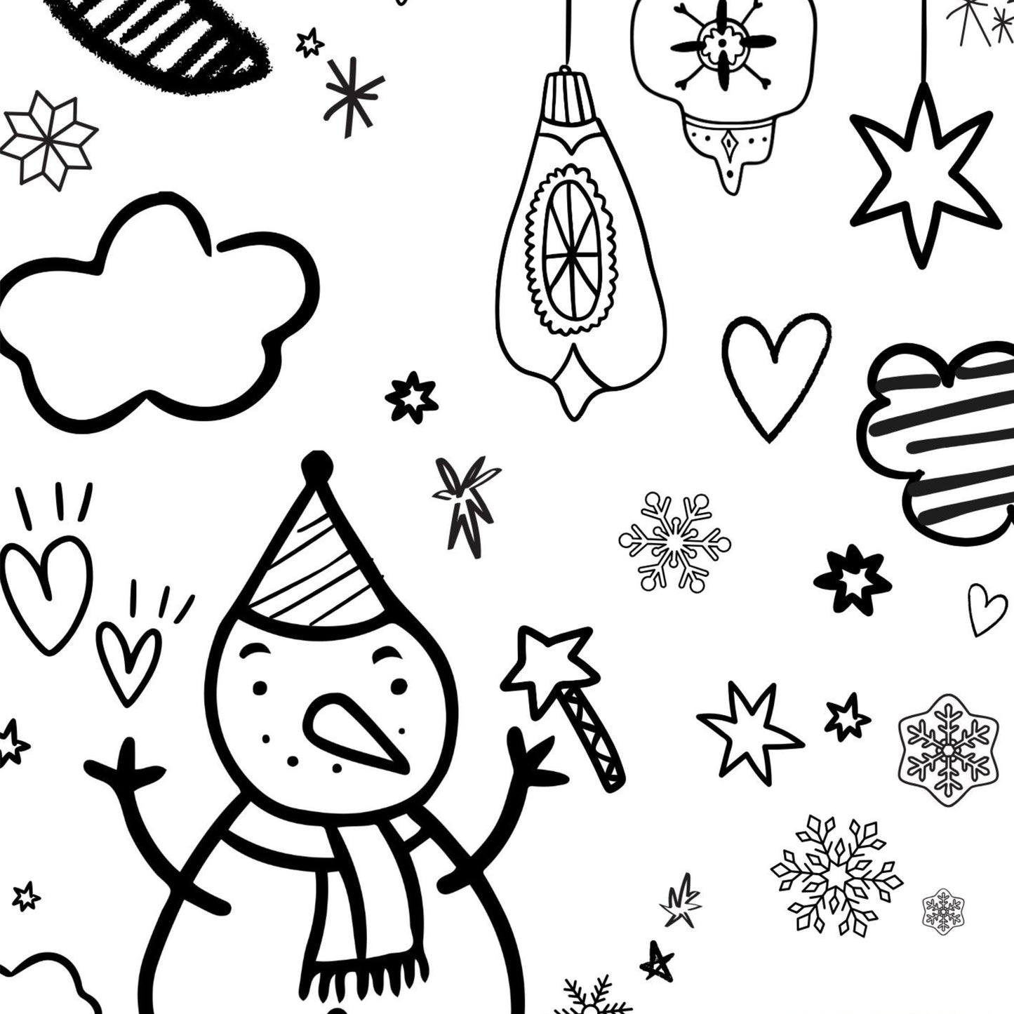FREE Holiday Coloring Page - Instant Download