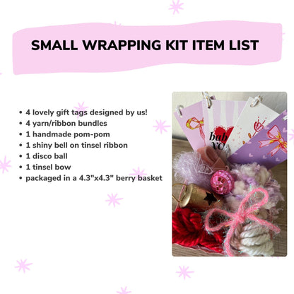 Valentines Wrapping Kit - Toppers, Love Notes & Ribbon
