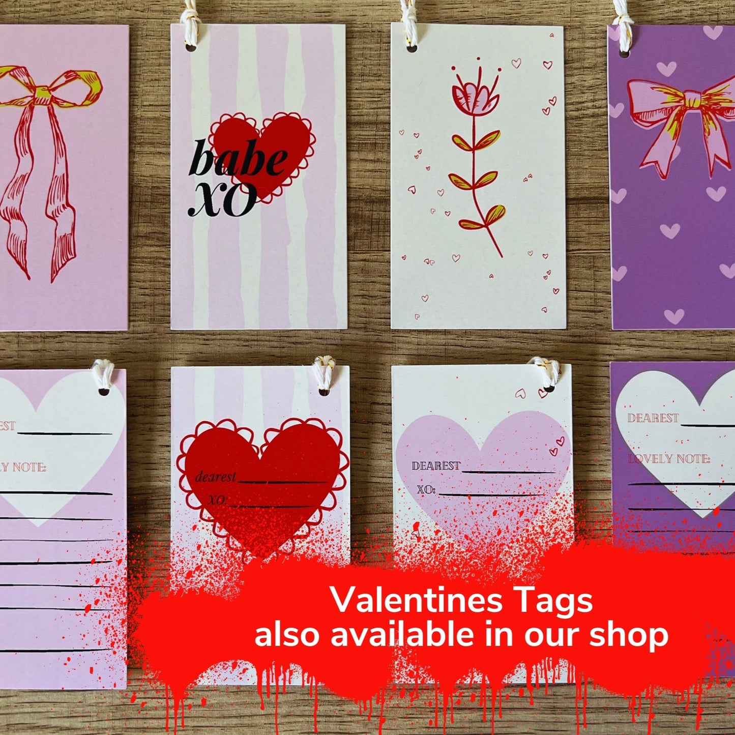 Graffiti-meets-Whimsy Holiday Gift Tags — Designed by us!
