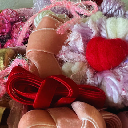 Valentines Wrapping Kit - Toppers, Love Notes & Ribbon