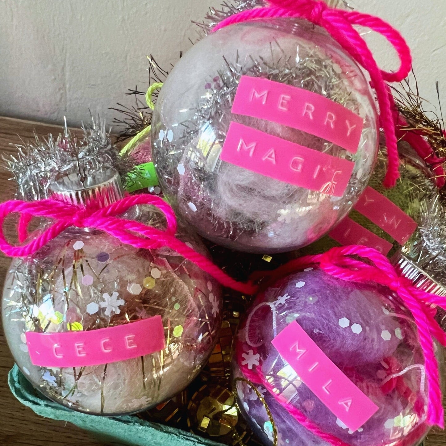 Custom Whimsy Stuffed Ornaments