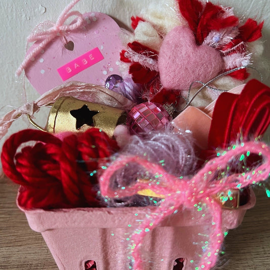 Valentines Wrapping Kit - Toppers, Love Notes & Ribbon