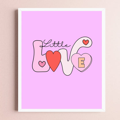 Valentines Day Printable Art - LOVED