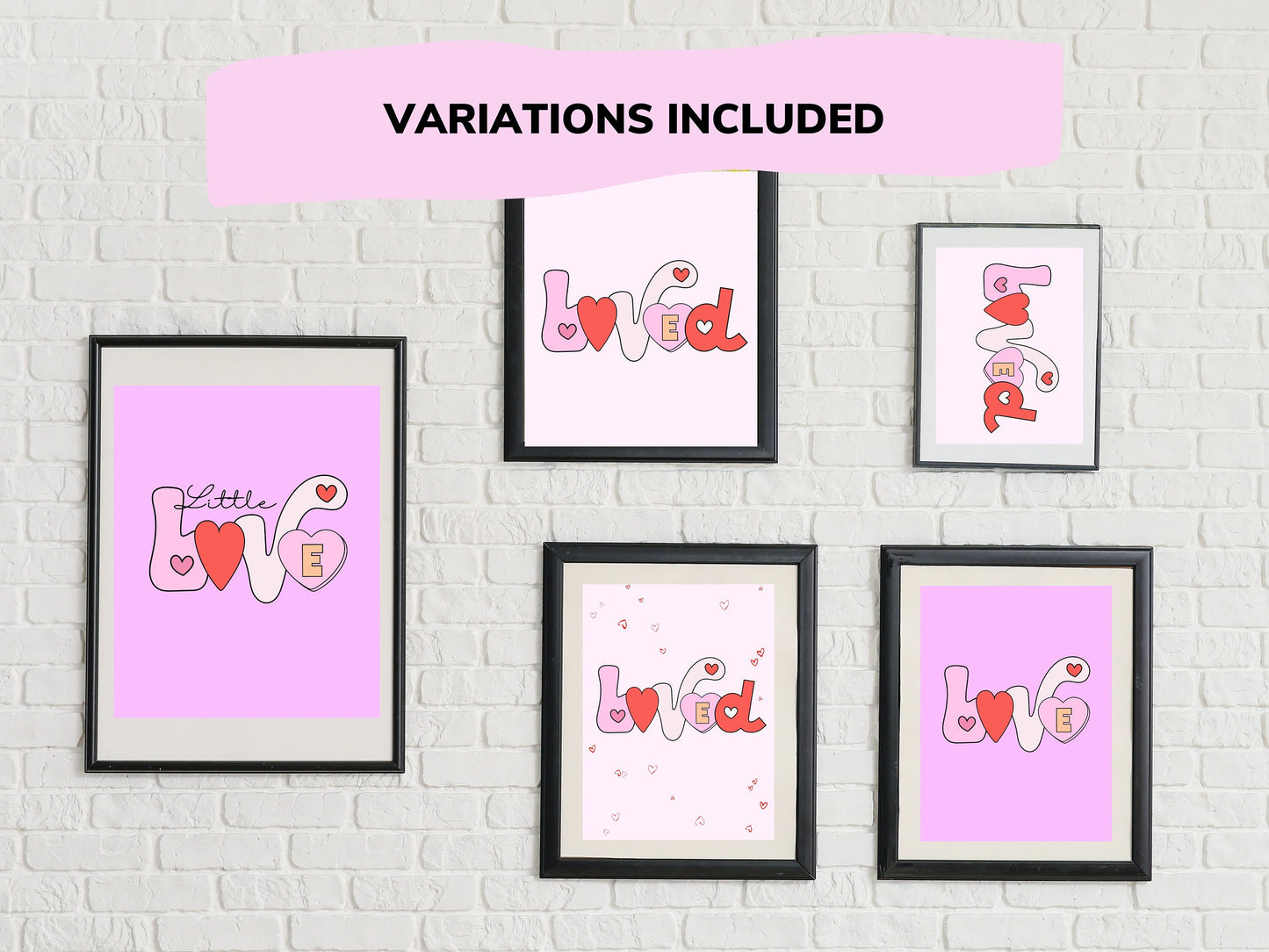 Valentines Day Printable Art - LOVED