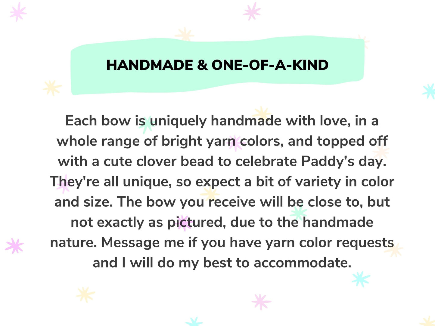 Paddy's Clover Hair Bow for girls