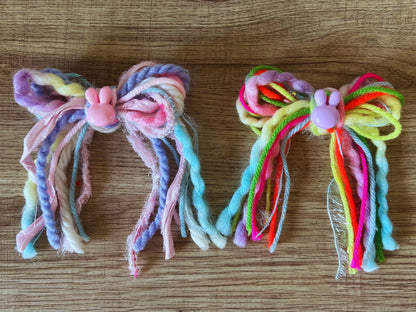 Easter Bunny Hair Bow for girls