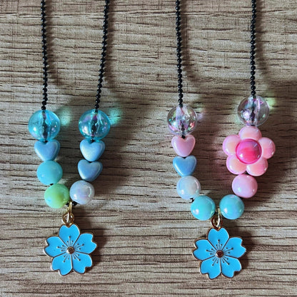 Spring Flower Charm Necklace